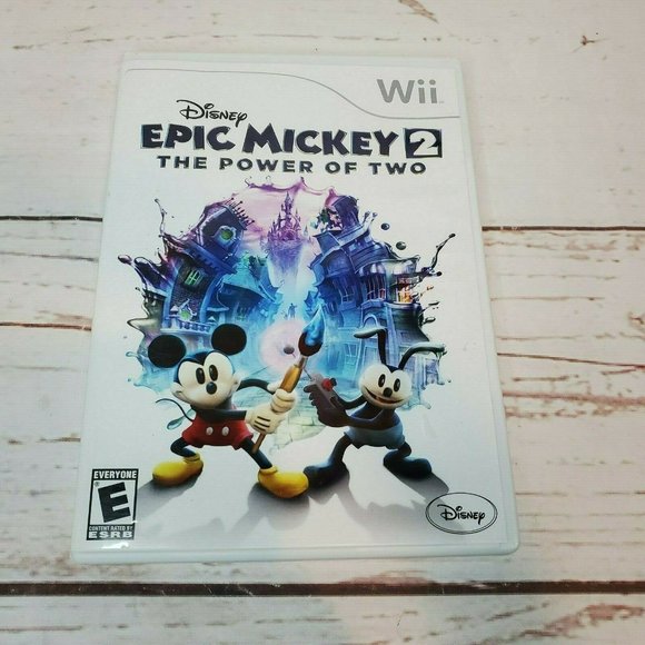 Disney Epic Mickey 2 Cars 2 & Disney Universe Wii Game Bundle No Scratches - Picture 9 of 12